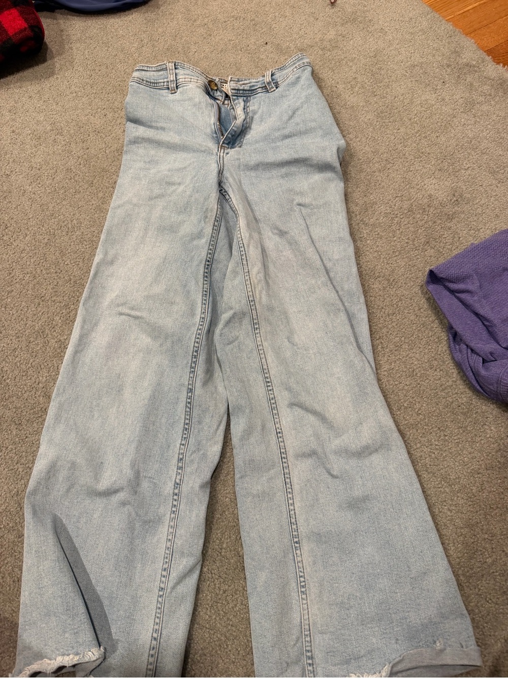 Light Wash Billabong Wide-Leg Women’s/Kids Jeans - Classic Casual